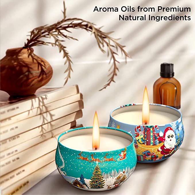 Primevolve Home Scented Aromatherapy Candles with Fragrances