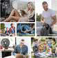 Primevolve P3000 12 inch Portable Battery Operated Fan, Standing Oscillating Fan with Remote