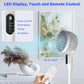 Primevolve 10.6 inch Oscillating Fan for Bedroom, Air Circulator Fan with 6 Speeds Powerful Airflow